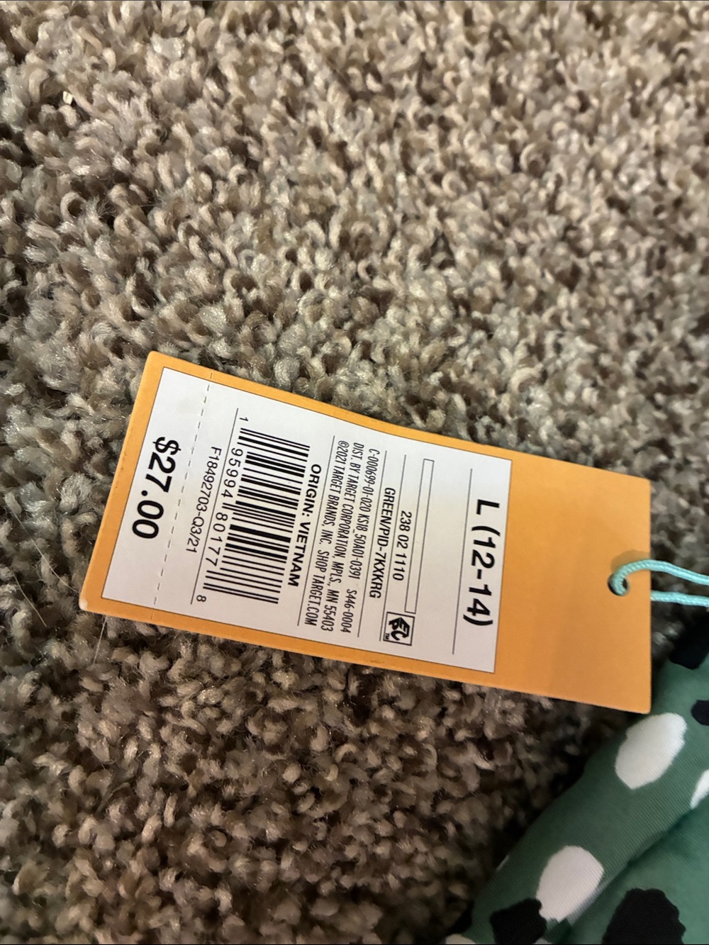 🎉 4/$25 NWT Kona Sol Green Leopard Print Racerback Camisole - Picture 4 of 4